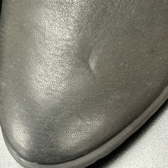 Marc Fisher MFFamous Black Nubuck Leather Mid Calf Boots Booties 10M - Picture 16 of 16